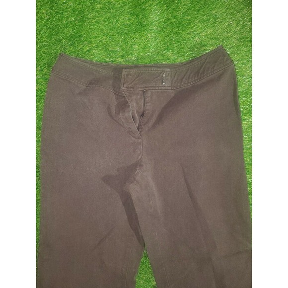 CHICO'S Straight Leg Dark Brown Women's Pants Size 0.5 Short - Picture 2 of 5